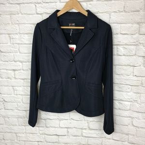 NWT Navy Blue Yest Blazer Size 10